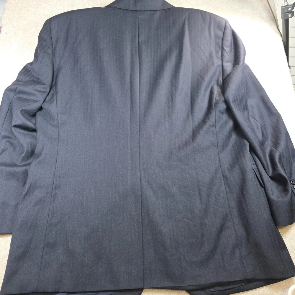Jos. A. Bank Signature Collection Blazer Mens 46R Navy Blue Wool Notch Lapel